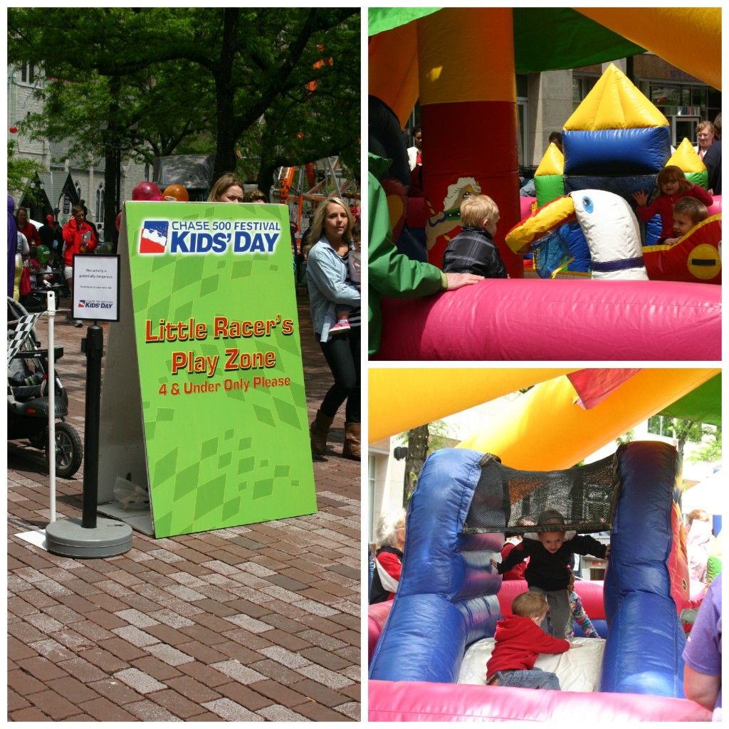 Bounce House for Young Children at the Chase 500 Festival Kids' Day