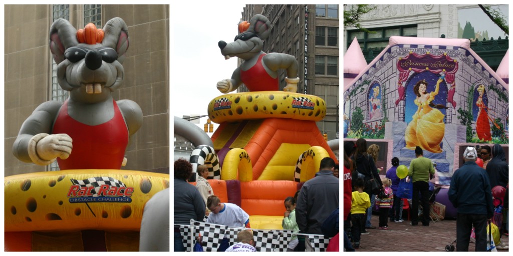 Bounce Houses from Chase 500 Festival Kids' Day