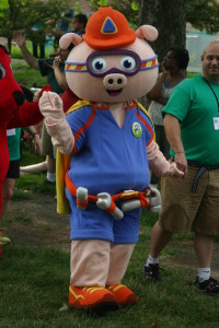 PBS Kids in the Park: PBS Pig Character