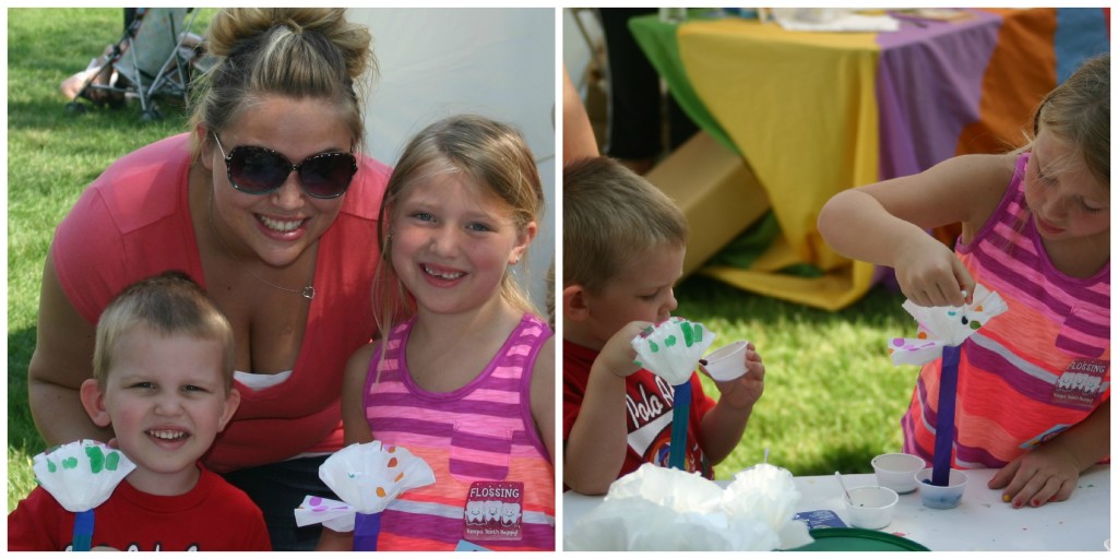 PBS Kids in the Park: Painting flowers