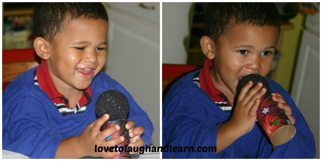 Love to Laugh and Learn: The microphone craft is a hit! Fun with Music: Voices