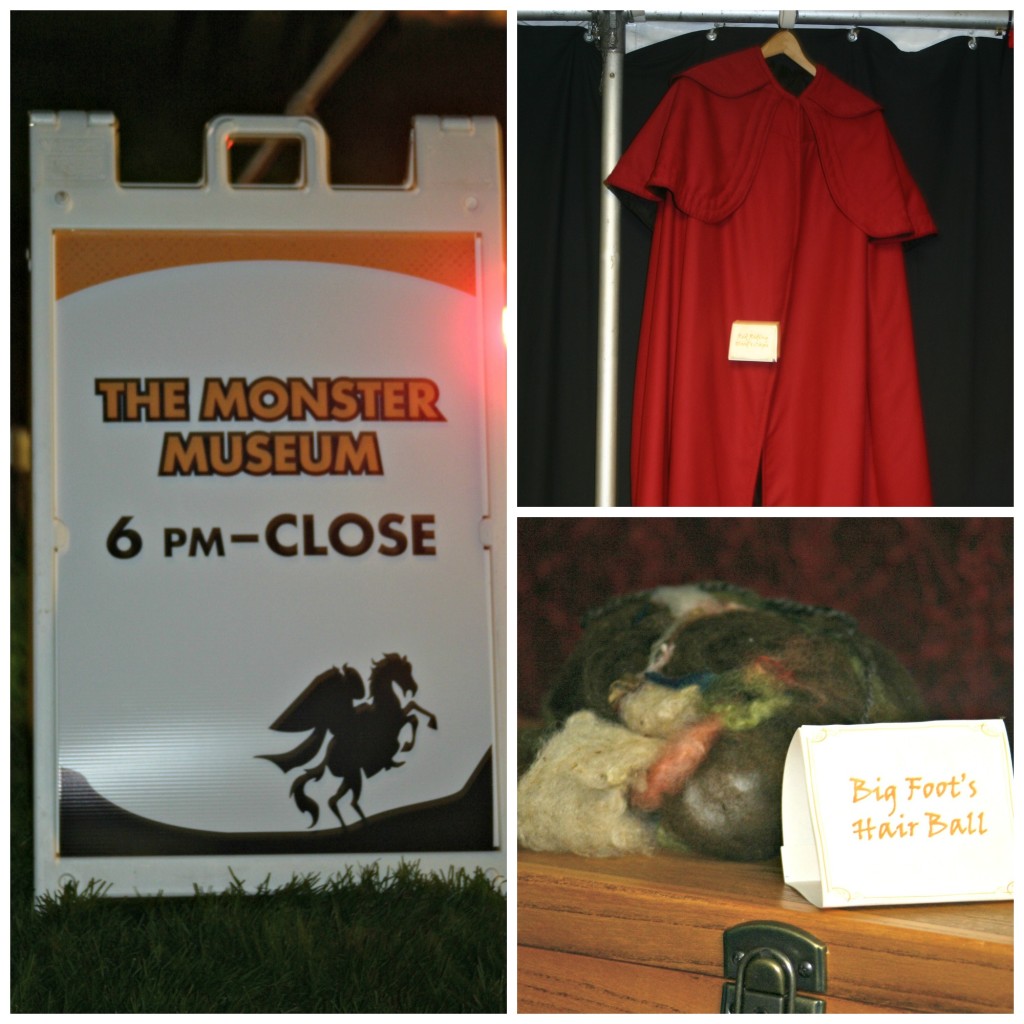 Spooky Fun at Conner Prairie: Monster Museum Collage