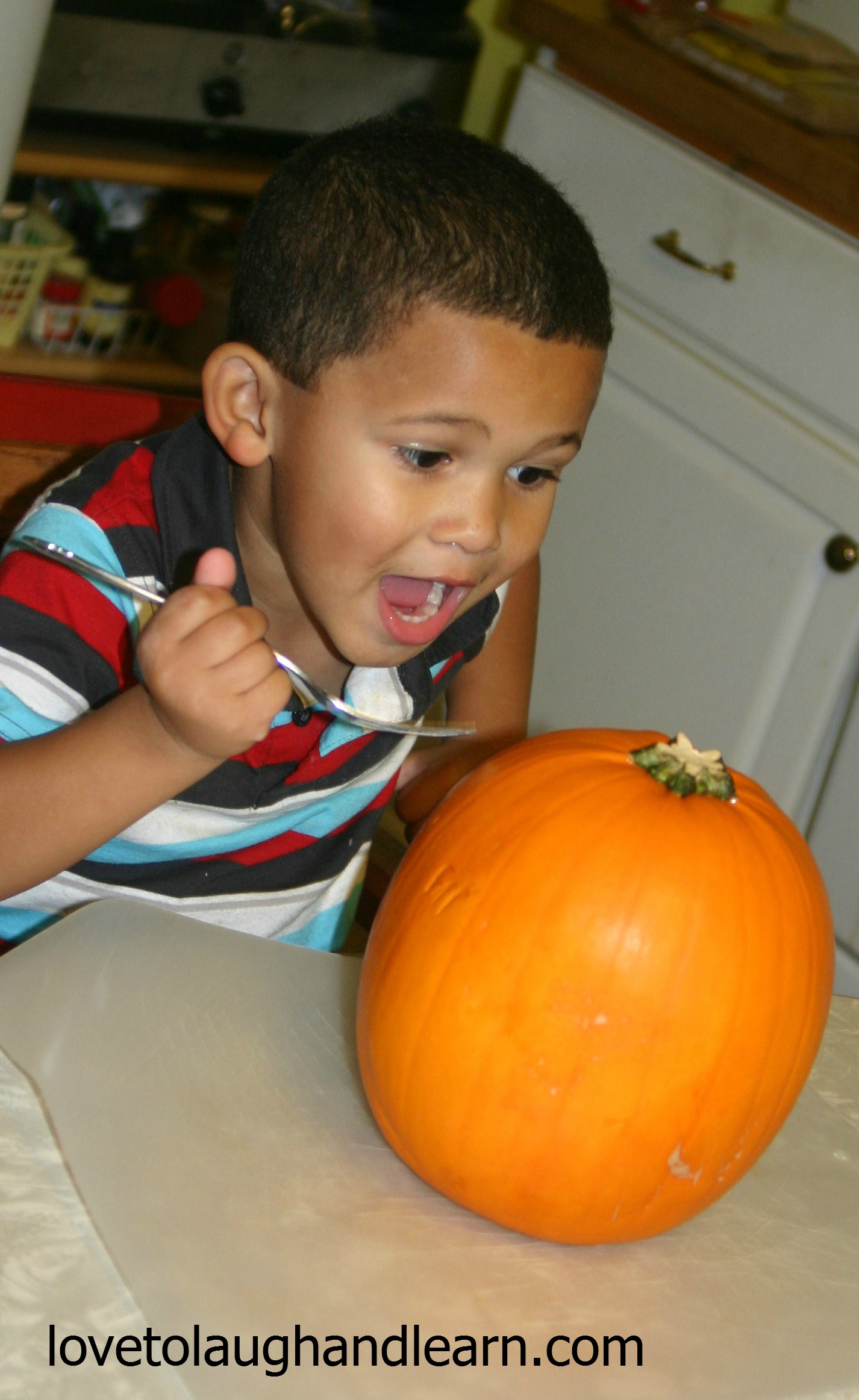 How To Eat A Pumpkin A Lesson From A 3 Year Old