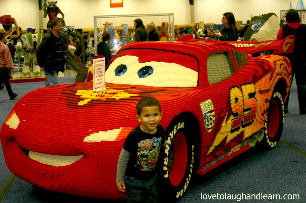 LEGO® KidsFest: Jeremiah and Lightning McQueen edited