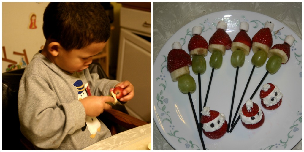 Making Memories with the Polar Express: creating Santa kabobs