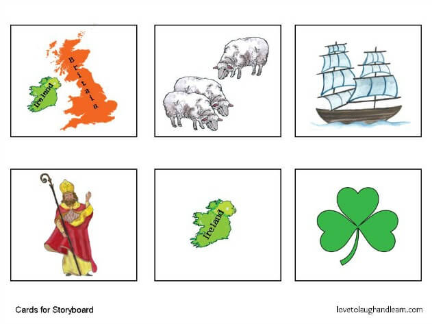 Enjoy learning about Saint Patrick and this special holiday with this fun Saint Patrick's Day Storyboard for the Older Child